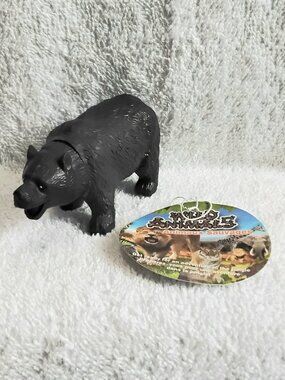 4/$20 High Quality Large 4 1/4" Long Wild Animals Black Bear BNWT!!